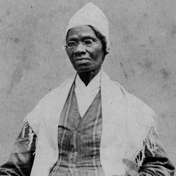 Black and white portrait of Sojourner Truth.