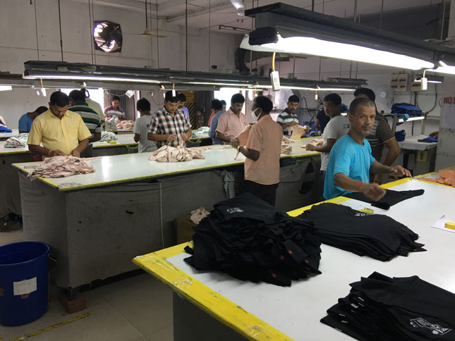 Rajlakshmi Cotton Mills factory in India.
